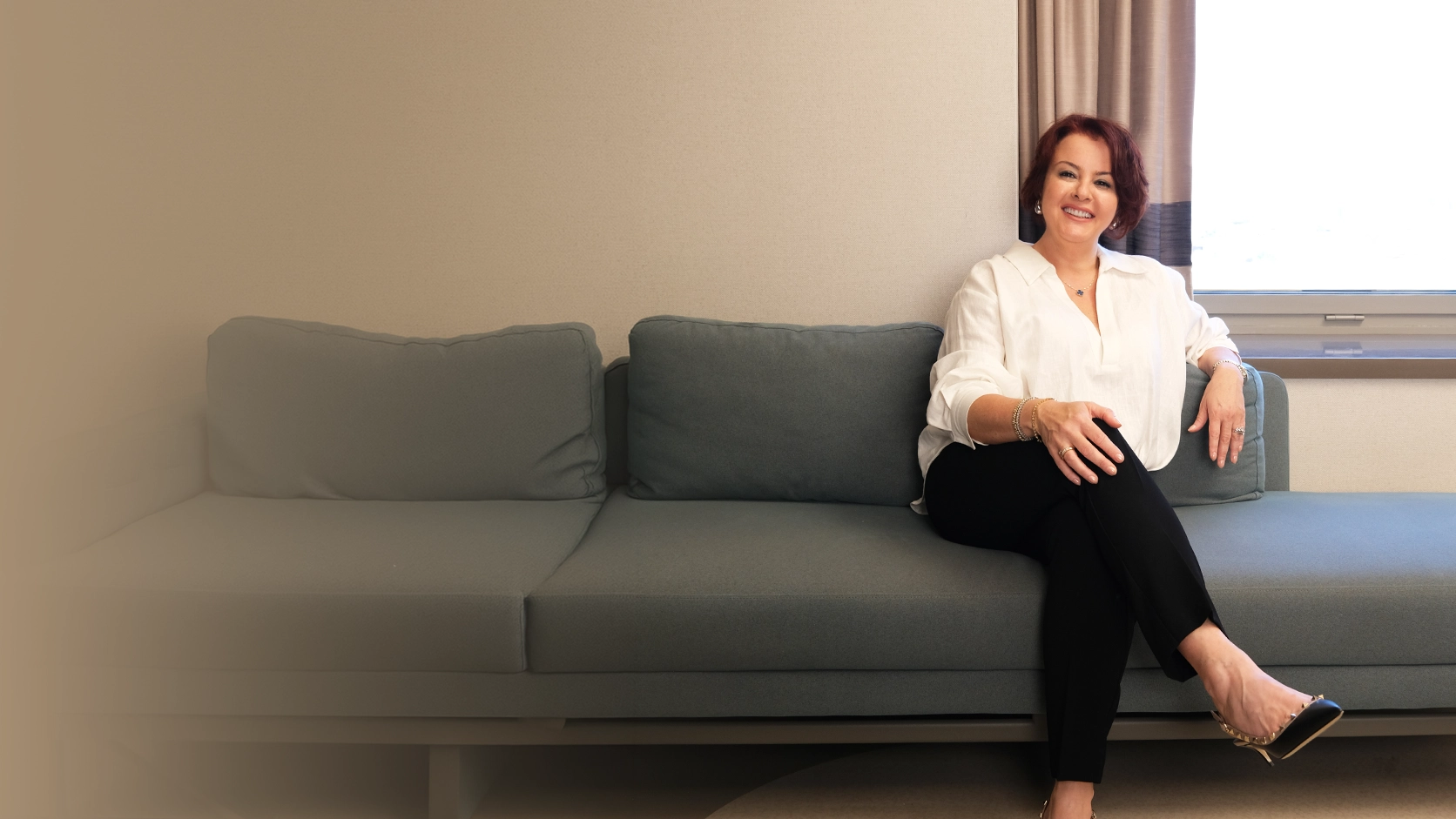 Dr. Nuran Kalekoğlu at her Istanbul clinic